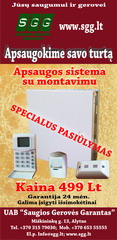 Specialus SGG pasiūlymas !!!